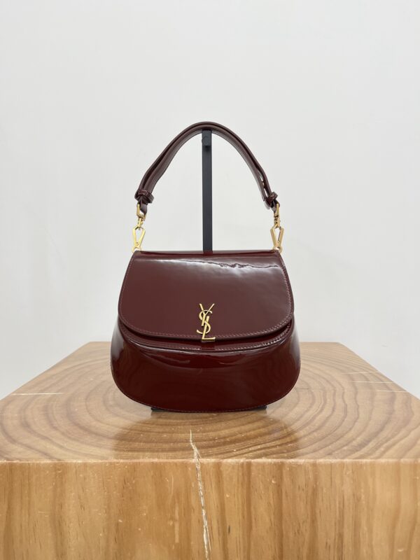 YSL VOLTAIRE top handle in BOX SAINT LAURENT in Bordeaux