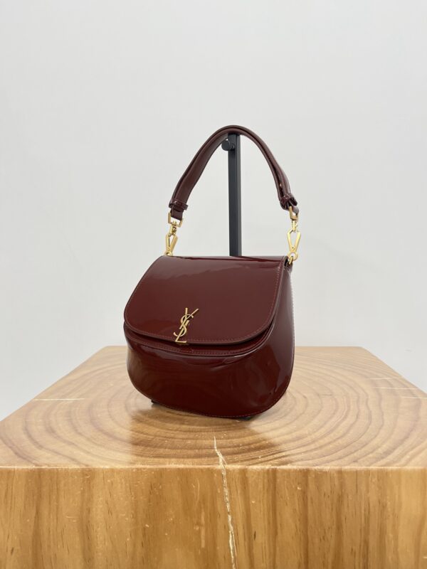 YSL VOLTAIRE top handle in BOX SAINT LAURENT in Bordeaux