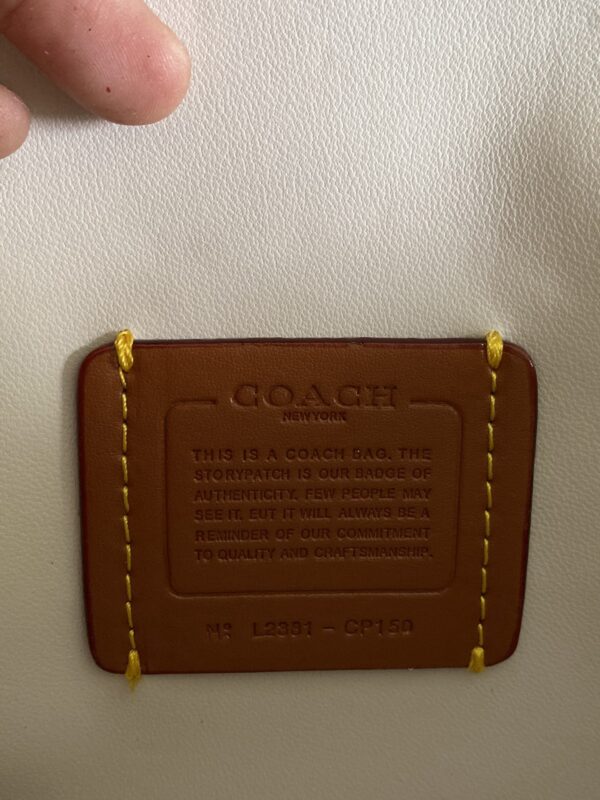 coach quilted tabby shoulder bag