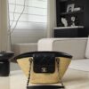 CHANEL Tote Braided Straw