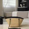 CHANEL Tote Braided Straw