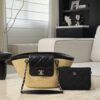 CHANEL Tote Braided Straw