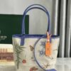 GOYARD Limited Edition Iris Goyardine Canvas and Chevroches Calfskin Saint Louis