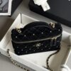 CHANEL Vanity with Chain Velvet Diamanté