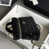 CHANEL Vanity with Chain Velvet Diamanté