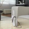 CHANEL Mirco Cocohandle Grained Calfskin – Light Grey