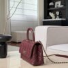 chanel 24a flap bag with top coco small handle grained calfskin