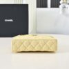 CHANEL 25P Brushed Gold Logo Chain Vanity Bag