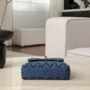 CNANEL Clutch with chain Washed Denim