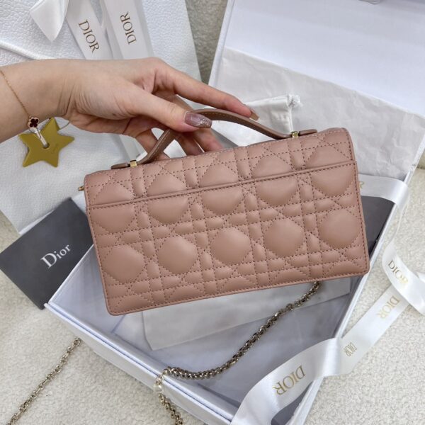 Mini My Dior Bag Powder Rose des Vents Cannage Lambskin