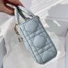 DIOR Small Lady D-joy Lake Blue Cannage Lambskin