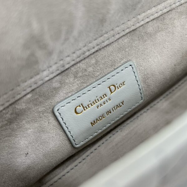 DIOR Small Lady D-joy Lake Blue Cannage Lambskin