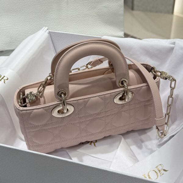 DIOR Lady D-Joy Bag Cannage Lambskin Rose des Vents