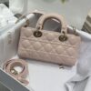 DIOR Lady D-Joy Bag Cannage Lambskin Rose des Vents