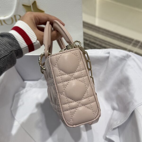 DIOR Lady D-Joy Bag Cannage Lambskin Rose des Vents