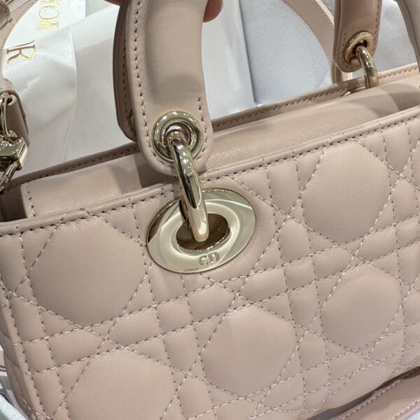 DIOR Lady D-Joy Bag Cannage Lambskin Rose des Vents