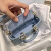 DIOR Lady D-Joy Micro Bag Cloud Blue Cannage Lambskin