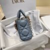 DIOR Lady D-Joy Micro Bag Cloud Blue Cannage Lambskin