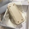 DIOR MINI Lady Dior Cannage Lambskin Light Beige