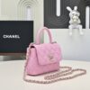 CHANEL Mirco Cocohandle Grained Calfskin