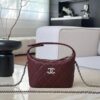 CHANEL Quilted Caviar Leather with Chain Strass Star