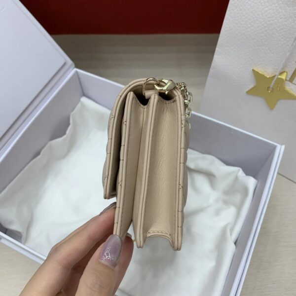 DIOR My Dior Mini Bag Powder Beige Cannage Lambskin