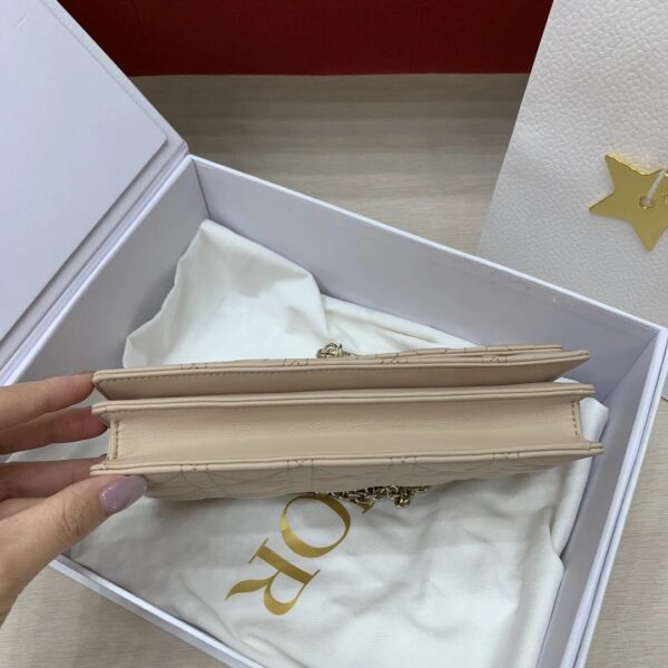 DIOR My Dior Mini Bag Powder Beige Cannage Lambskin