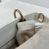 DIOR Micro Lady D-Joy Bag Cannage Lambskin White