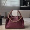 CHANEL 25C Hobo Bag Caviar leather In Burgundy