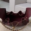 CHANEL 25C Hobo Bag Caviar leather In Burgundy