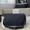 CHANEL Vintage Denim Bag Underarm Chain Messenger Silver Hardware