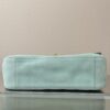 CHANEL Suede Calfskin Small Souplissimo Maxi Flap Green