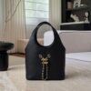 CHANEL Small Shopping Bag Calfskin Black