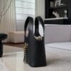 CHANEL Small Shopping Bag Calfskin Black