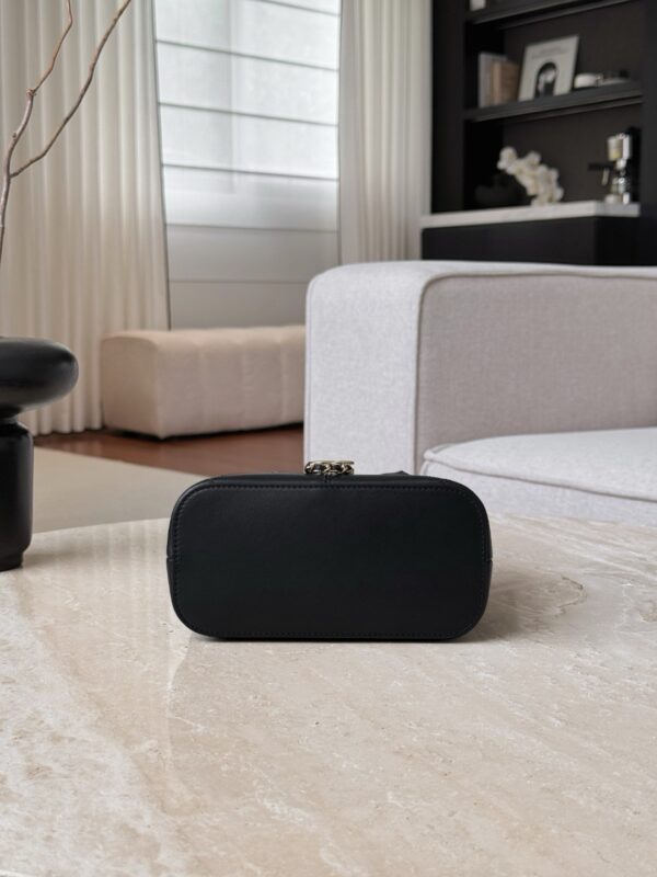 CHANEL Small Shopping Bag Calfskin Black