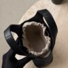 CHANEL Small Shopping Bag Calfskin Black