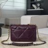 chanel shiny calfskin 19flap bags