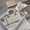 DIOR Lady D-Joy Bag Cannage Lambskin Latte