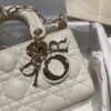 DIOR Lady D-Joy Bag Cannage Lambskin Latte