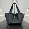 YSL Le5À7 Bea textured-leather tote bag