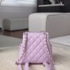 CHANEL Duma Drawstring Backpack Two Pokect Caviar
