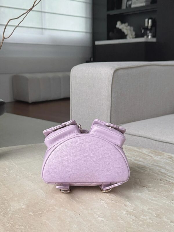 CHANEL Duma Drawstring Backpack Two Pokect Caviar