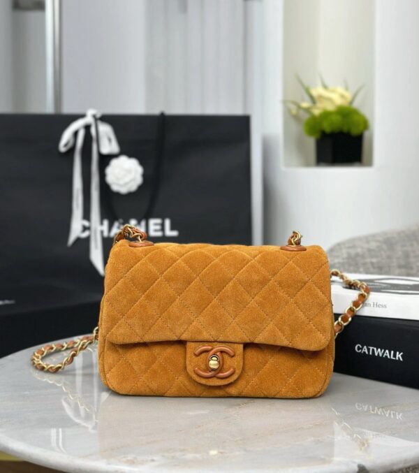 CHANEL 26C Suede Flap Bag MINI