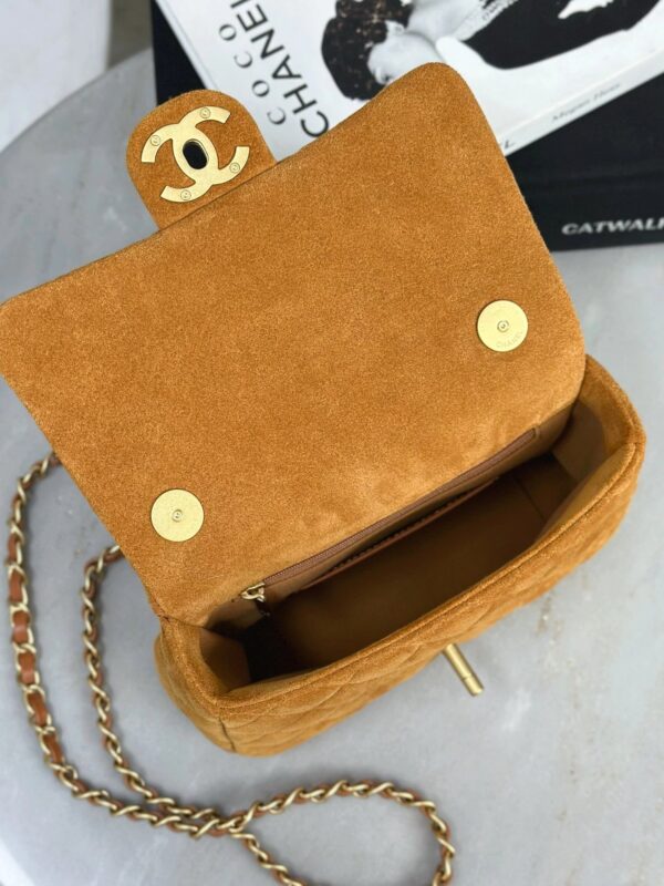 CHANEL 26C Suede Flap Bag MINI