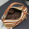 MIUMIU Crochet pouch Cognac/Yellow