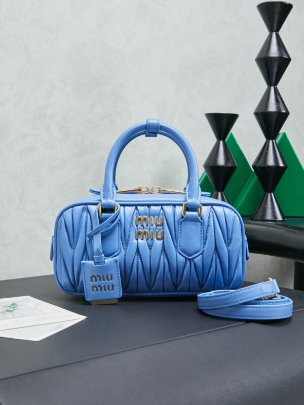 MIUMIU Arcadie matelassé nappa leather bag