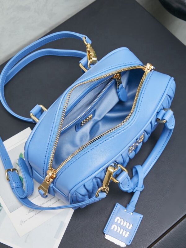 MIUMIU Arcadie matelassé nappa leather bag
