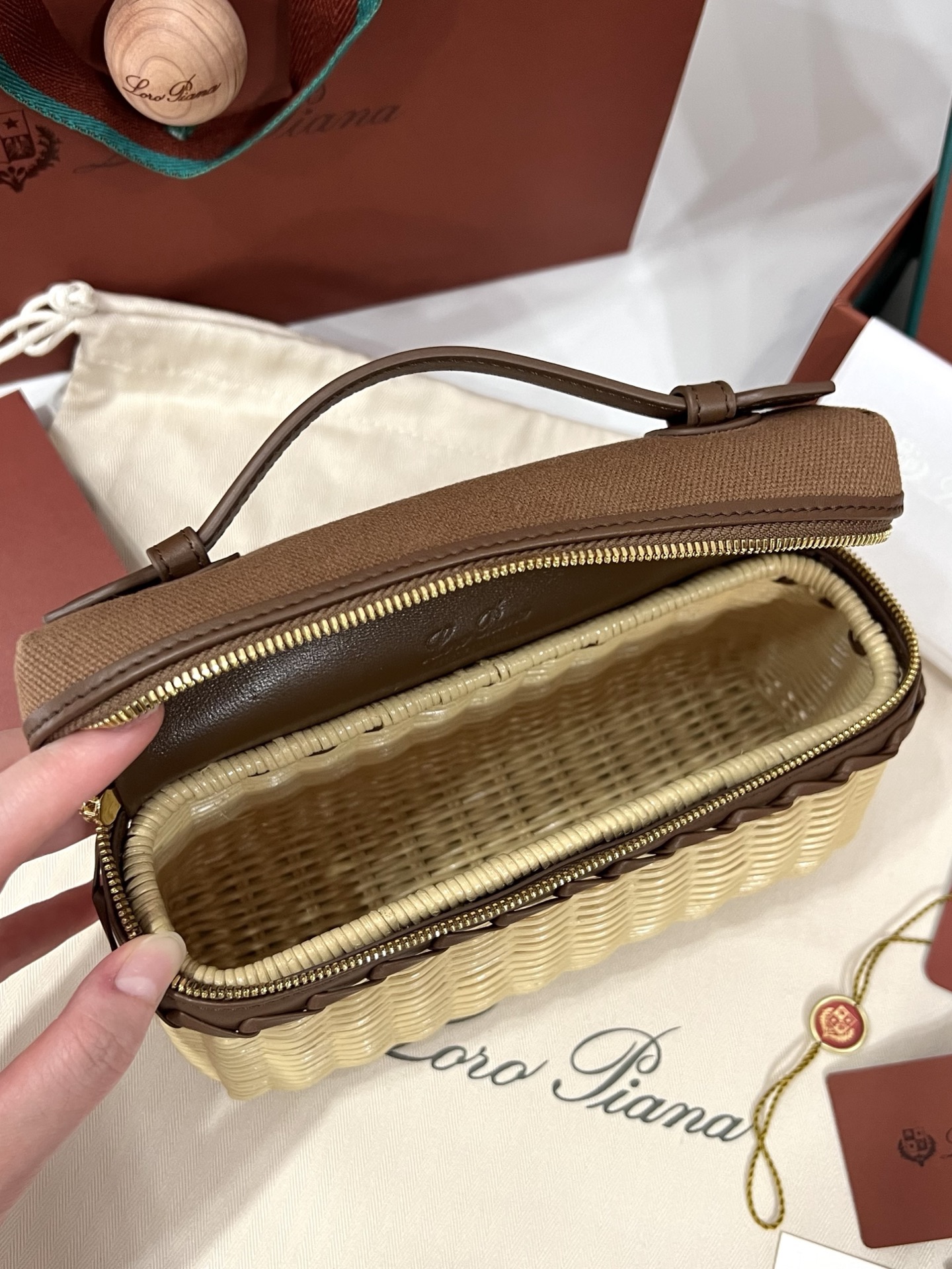 IMG_4849 LP Extra Pocket L19 wicker Cotton - 图片 7