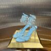 RENE  CAOVILLA Chandelier crystal-embellished leather sandals