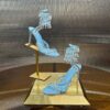 RENE  CAOVILLA Chandelier crystal-embellished leather sandals